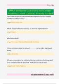 IMSA Work Zone Safety Questions and  Correct Answers&sol; Latest Update &sol; Already  Graded