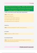 IMSA Workzone Safety&comma; IMSA Workzone  Safety Questions and Correct Answers&sol;  Latest Update &sol; Already Graded