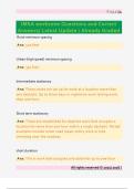 IMSA workzone Questions and Correct  Answers&sol; Latest Update &sol; Already Graded