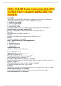 SURG SCI 548 Exam 1 Questions with 100&percnt; Verified Answers Latest Updates 2025 Top Rated A&plus;&period;
