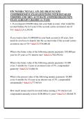 FIN 701&sol;MBA 702 FALL AP1-2021 DR&period;SUNG KIM  COMPREHENSIVE EXAM QUESTIONS WITH DETAILED  VERIFIED AND 100&percnt; ACCURATE ANSWERS BRAND NEW  EXAM ALREADY GRADED &lpar;A&plus; PASS&rpar;
