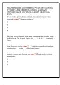 MBA 702 MODULE 2 COMPREHENSIVE EXAM QUESTIONS  WITH DETAILED VERIFIED AND 100&percnt; ACCURATE  ANSWERS BRAND NEW EXAM ALREADY GRADED &lpar;A&plus;  PASS&rpar;