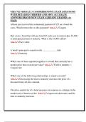 MBA 702 MODULE 3 COMPREHENSIVE EXAM QUESTIONS  WITH DETAILED VERIFIED AND 100&percnt; ACCURATE  ANSWERS BRAND NEW EXAM ALREADY GRADED &lpar;A&plus;  PASS&rpar; 
