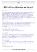 BIO 669 Exam 1 Questions and Answers