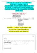 ADVANCED PRACTICE NURSING I NUR 6111 EXAM 1&comma;2 & 3 &Tab;ADVANCED PRACTICE NURSING I&colon; 100&plus; ACTUAL QUESTIONS&comma; 2025&sol;2026 WITH CORRECT&sol;ACCRATE ANSWERS &lpar;LATEST UPDATED&rpar;  