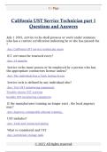 California UST Service Technician part 1  Questions and Answers