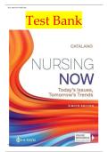 Nursing Now&colon; Today&rsquo;s Issues&comma; Tomorrow&rsquo;s Trends &ndash; Joseph Catalano &ndash; Complete Test Bank
