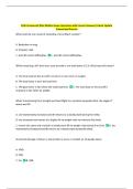 FAA Commercial Pilot Written Exam Questions with Correct Answers&vert; Latest Update  Guaranteed Success 