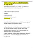 ACSM CPT prepU EXAM QUESTIONS w ANSWERS&period;docx