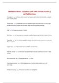CP102 Final Exam - Questions with 100&percnt; Correct Answers &vert; Verified Solutions