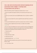 WGU C851 LINUX FOUNDATIONS NEWEST 2025&sol;2026 STUDY QUESTIONS WITH CORRECT ANSWERS 100&percnt; GUARANTEED PASS &vert; RATED A&plus;