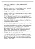 ITSY 1300 CHAPTER 5-8 TEST QUESTIONS & ANSWERS