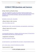 COMAT FBS Questions and Answers