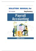 Solution manual for Payroll Accounting 2025 35th Edition by Bernard Bieg and Bridget Stomberg isbn-9780357988695 All Chapters Latest Verified Edition Recommended