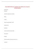 FranU NURS 3730 Exam 1 Questions with 100&percnt; Correct Answers &vert; Verified Solutions