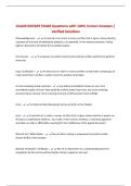 GUAM NOTARY EXAM Questions with 100&percnt; Correct Answers &vert; Verified Solutions