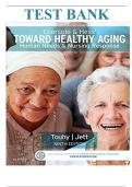 TEST BANK FOR EBERSOLE AND HESS TOWARD HEALTHY AGING&semi;HUMAN NEEDS AND NURSING RESPONSE 9TH EDITION