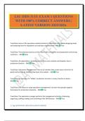 LSU ISDS 3115&colon; EXAM 1 QUESTIONS WITH 100&percnt; CORRECT ANSWERS &vert; LATEST VERSION 2025&sol;2026&period;