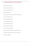 PKA ENTRANCE EXAM QUESTIONS WITH 100&percnt; VERIFIED ANSWERS&excl;&excl;