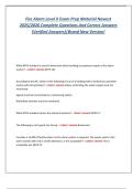 Fire Alarm Level II Exam Prep Material Newest  2025&sol;2026 Complete Questions And Correct Answers  &lpar;Verified Answers&rpar;&vert;Brand New Version&excl;