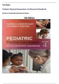 Test Bank For Pediatric Physical Examination&colon; An Illustrated Handbook 4th Edition by&comma; Karen G&period; Duderstadt&period; &lpar;All Chapters included&rpar;