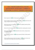 SUU&colon; MGMT 6100 FINAL EXAM QUESTIONS WITH 100&percnt; CORRECT ANSWERS &vert; LATEST VERSION 2025&sol;2026&period;