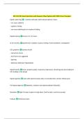 BUNDLE-&colon;&colon;HSC 343  EXAMS WITH CORRECT ANSWERS 