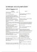 Atls Summary Examination Nursing Exam Questions & Answers&period;