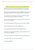 HSPM Exam 1 Questions with Correct Answers&vert; Latest Update Guaranteed Success 