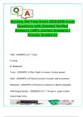 NURSING 240  EXAM COMPLETE PACKAGE DEAL