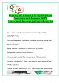 Nursing 242 Exam 2 &lpar;2025&sol;2026&rpar; &ndash; 100 Questions with Correct Answers &ndash; Contraception&comma; Pregnancy Screening&comma; Weight Gain&comma; Fetal Monitoring &lpar;VEAL CHOP&rpar;&comma; Labor Risk Factors