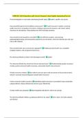 HSPM 412 Unit 4 Questions with Correct Answers&vert; Latest Update Guaranteed Success 