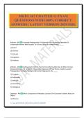 MKTG 367 CHAPTER 11 EXAM QUESTIONS WITH 100&percnt; CORRECT ANSWERS &vert; LATEST VERSION 2025&sol;2026&period;