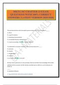 MKTG 367 CHAPTER 13 EXAM QUESTIONS WITH 100&percnt; CORRECT ANSWERS &vert; LATEST VERSION 2025&sol;2026&period;