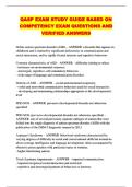 QASP Exam Study Guide &ndash; Competency Exam Questions with Verified Answers