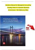 Solutions Manual For Managerial Accounting&colon; Creating Value in a Dynamic Business Environment&comma; 13th Edition by Hilton&comma; Chapters 1 - 17&comma; Complete > Download as a Pdf File <