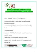 Pathophysiology Exam Two 2025&sol;2026 &ndash; 100&plus; Solved Q&A &vert; Cancer Biology&comma; Inflammation&comma; Immunity&comma; Hypersensitivity&comma; Wound Healing & More &ndash; Nursing Fundamentals
