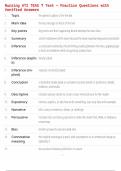 Nursing ATI TEAS 7 Test &ndash; Practice Questions with Verified Answers&period;