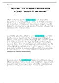 PPP PRACTICE EXAM QUESTIONS WITH CORRECT DETAILED SOLUTIONS