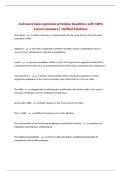 BUNDLE FOR Mckissock Basic Appraisal Principles  EXAMS ALL  Questions with 100&percnt; Correct Answers &vert; Verified Solutions