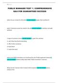 PUBLIX MANAGER TEST 1 &vert; COMPREHENSIVE Q&A FOR GUARANTEED SUCCESS