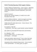 NUR 337 lab final Questions With Complete Solutions