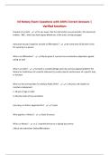 NJ Notary Exam Questions with 100&percnt; Correct Answers &vert; Verified Solutions
