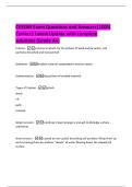 CESSWI Exam Questions and Answers&vert;100&percnt;  Correct&vert; Latest Update with complete  solutions &lpar;Grade A&plus;&rpar; 