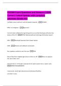 CESSWI Exam Questions and Answers&vert;100&percnt;  Correct&vert; Latest Update with complete  solutions &lpar;Grade A&plus;&rpar; 