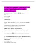 CESSWI Exam Questions and Answers&vert;100&percnt;  Correct&vert; Latest Update with complete  solutions &lpar;Grade A&plus;&rpar;