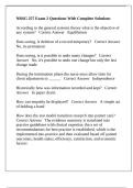 NRSG 257 Exam 2 Questions With Complete Solutions