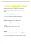 Grade 8 Life Orientation Term 2 Revision Questions with Verified Answers &vert;  Guaranteed Success 