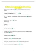 Grade 9 Life Orientation Term 2 Revision Questions with Verified Answers &vert;  Guaranteed Success 