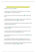 LSB Exam Questions with Correct Answers&vert; Latest Update Guaranteed Success